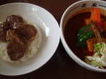 スープカレー ラムステーキ