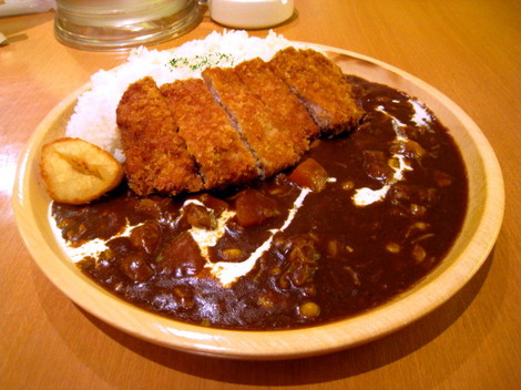欧風カレー ポークカツ